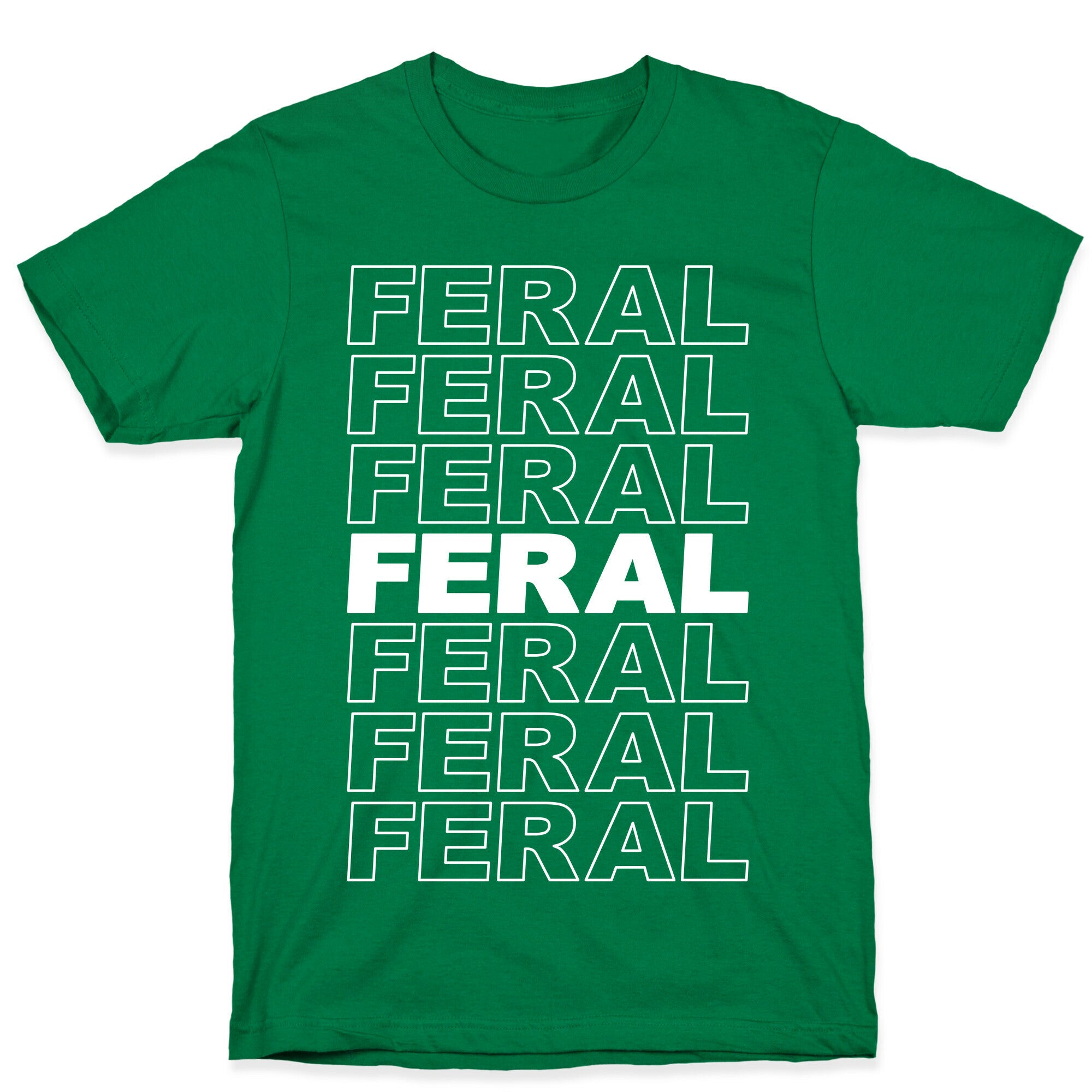 Feral Thank You Bag Parody T-Shirt